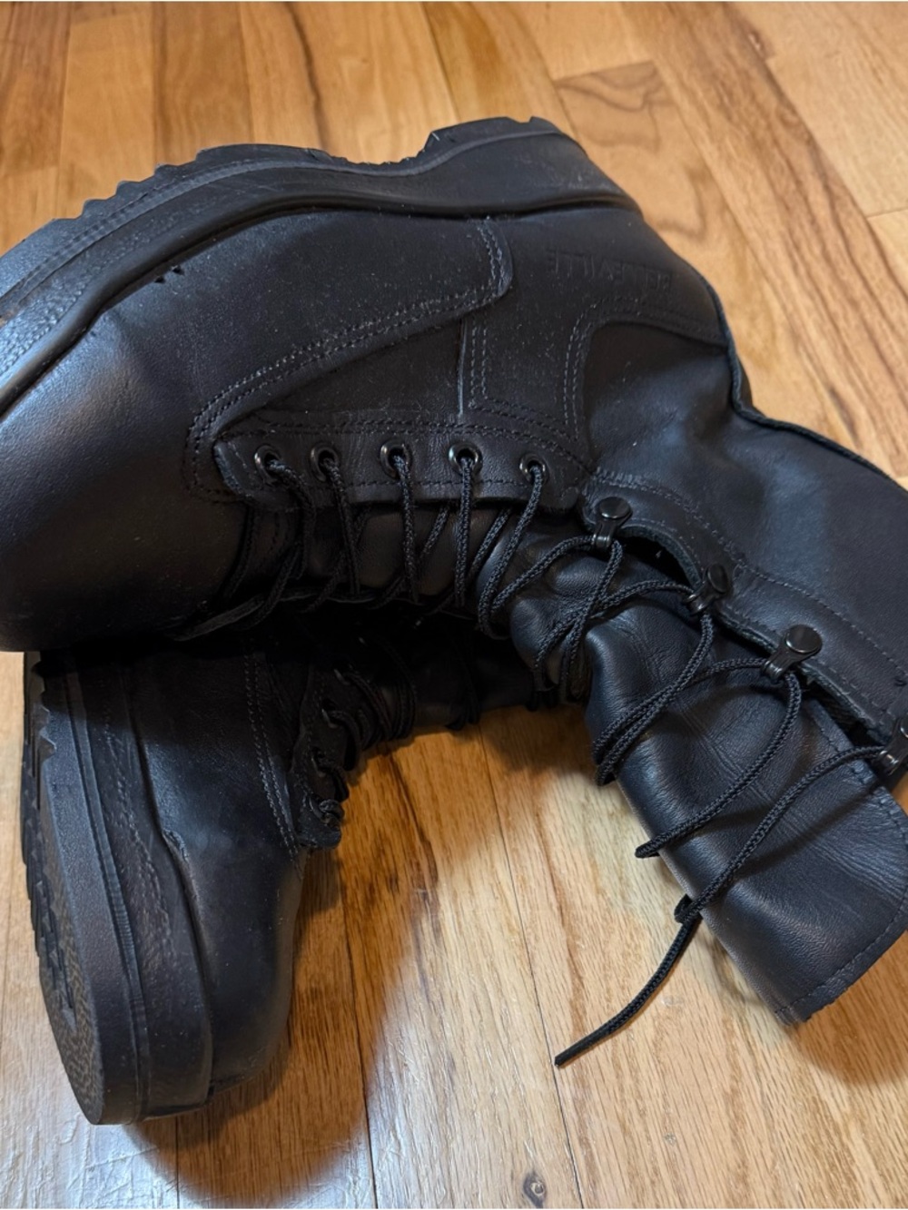 Belleville Men's Black Tactical Leather Boots - Picture 6 of 10
